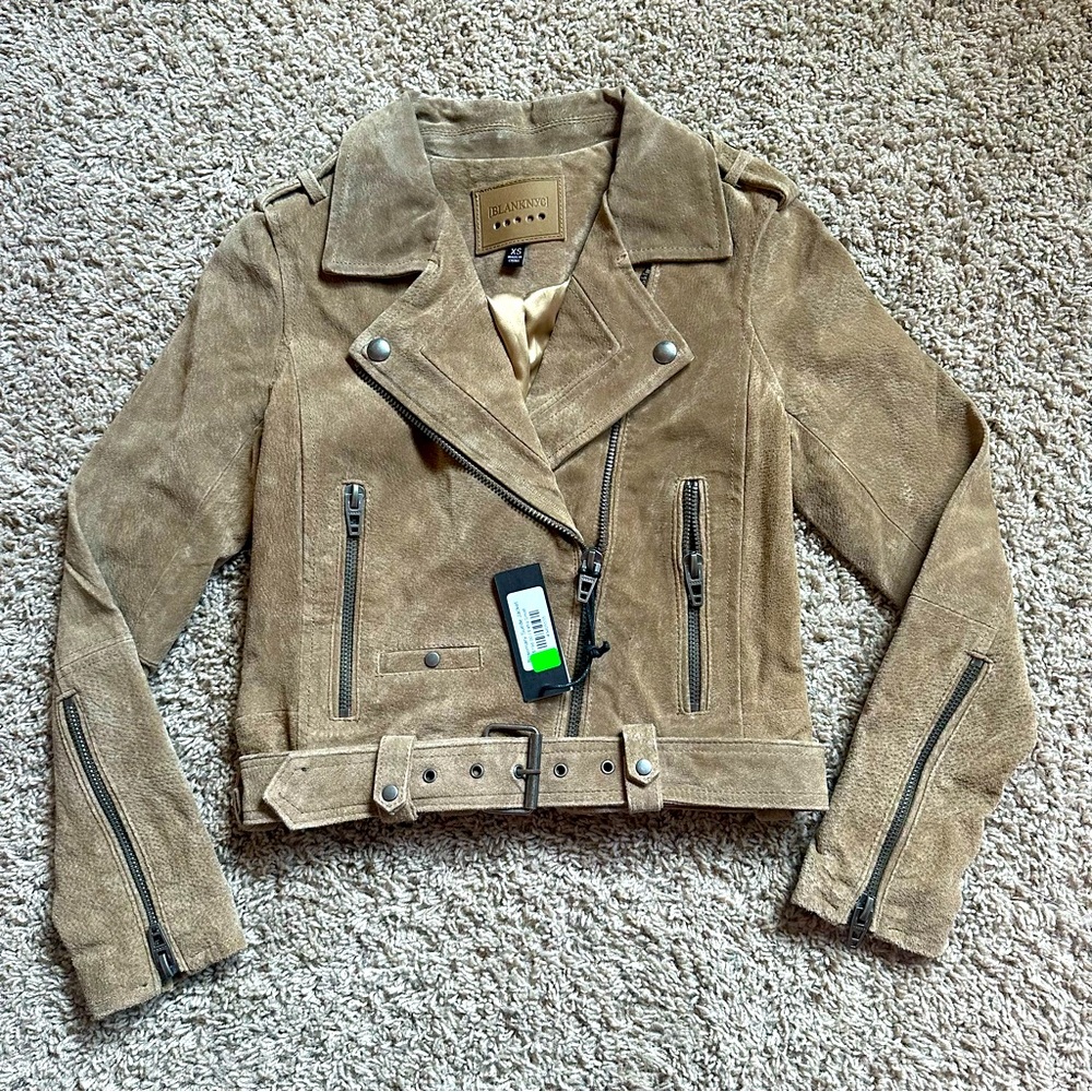 Blank NYC rosemary suede jacket